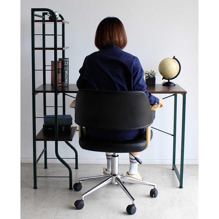 デスクチェア 合皮 レザー ブラック おしゃれ モダン 北欧 ナチュラル 黒 書斎用 パソコンチェア キャスター 勉強用 一人暮らし 新生活 おすすめ |  | 15