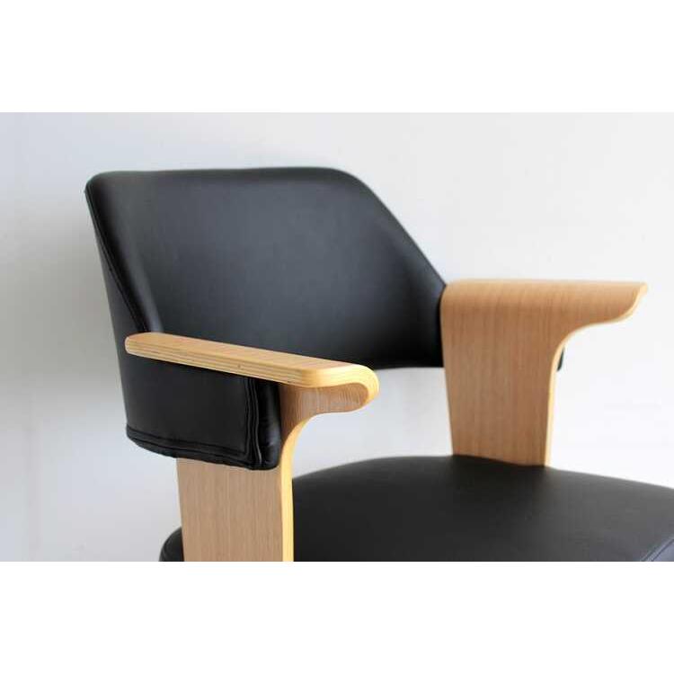 デスクチェア 合皮 レザー ブラック おしゃれ モダン 北欧 ナチュラル 黒 書斎用 パソコンチェア キャスター 勉強用 一人暮らし 新生活 おすすめ |  | 05