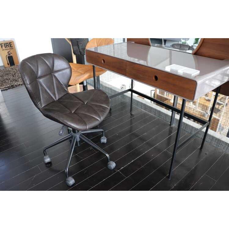 パソコンチェア　レザー　革　おしゃれ　デスクチェア　ワークチェア　かっこいい　回転　昇降式　キャスター　ヴィンテージ　ブラック　黒　ワンルーム　新生活 |  | 12