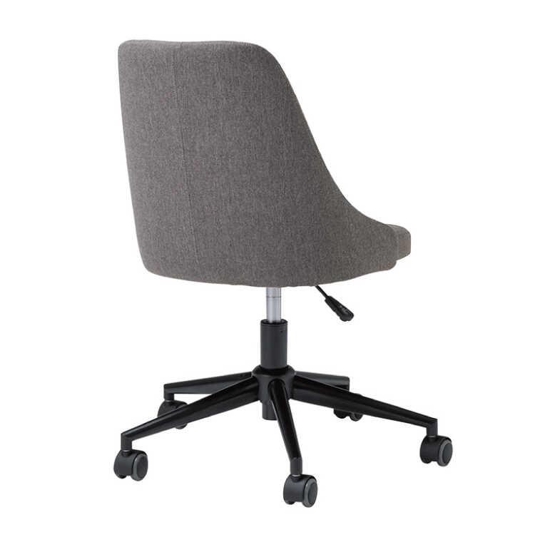 デスクチェア パソコンチェアー 布製 グレー ブルー 青色 おしゃれ