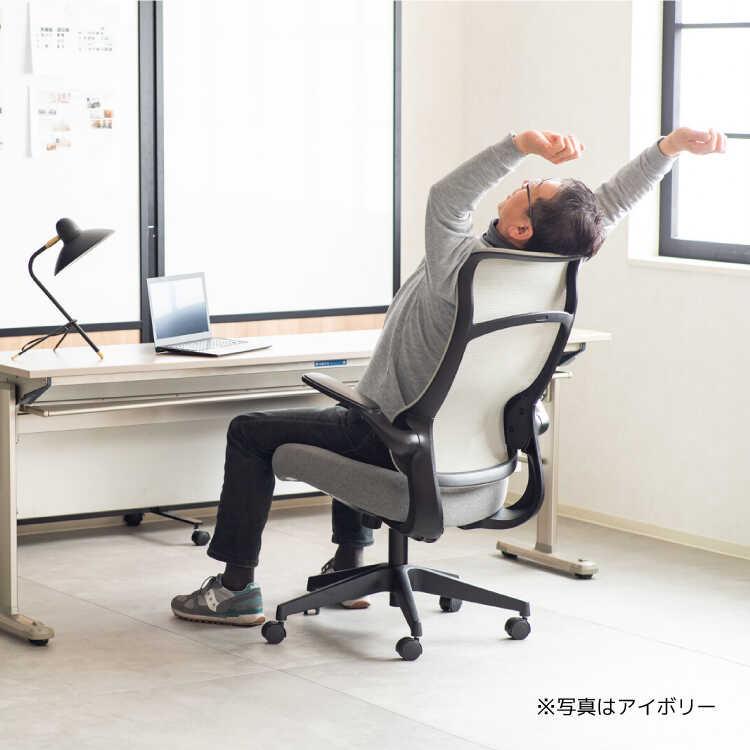 メッシュ製ハイバックオフィスチェア 肘跳ね上げ式 グリーン パソコンチェア デスクチェア おしゃれ シンプル ファブリック スチール ハイバック 昇降機能付き |  | 07