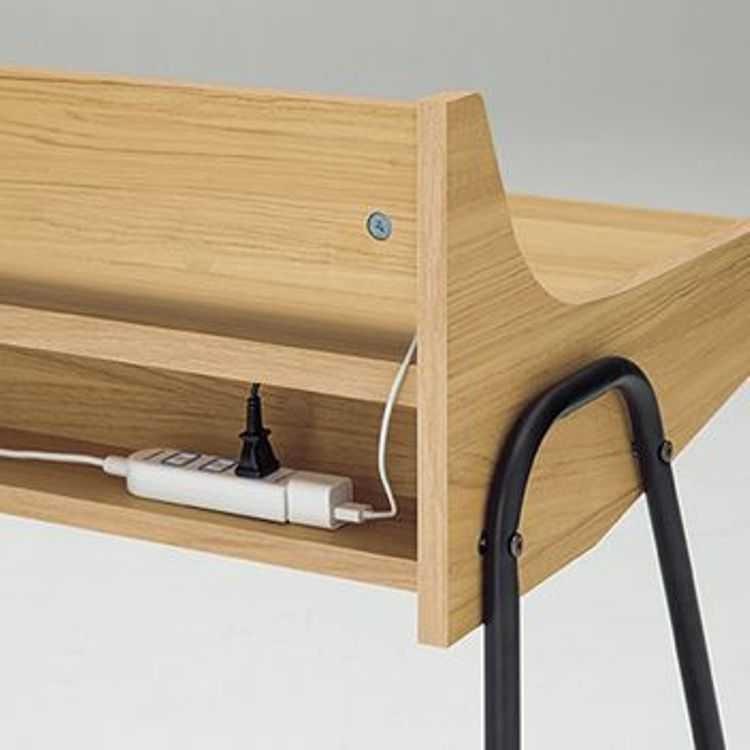 幅79cm コンパクトpcデスク 収納棚付き ノートパソコン収納可能 De 1556 インテリアル 通販 Yahoo ショッピング