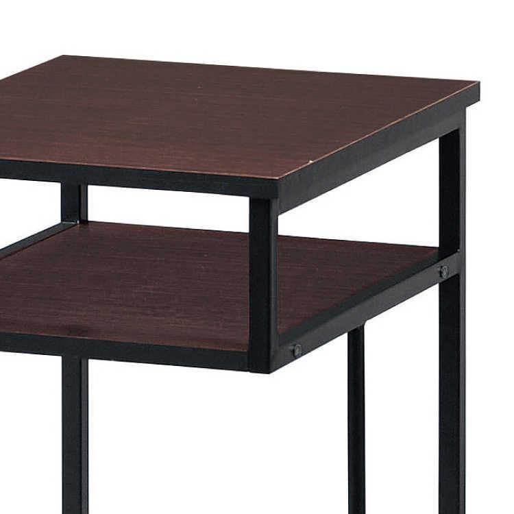 サイドワゴン サイドテーブル 幅40cm キャスター付 ブラウン デスク収納 |  | 02