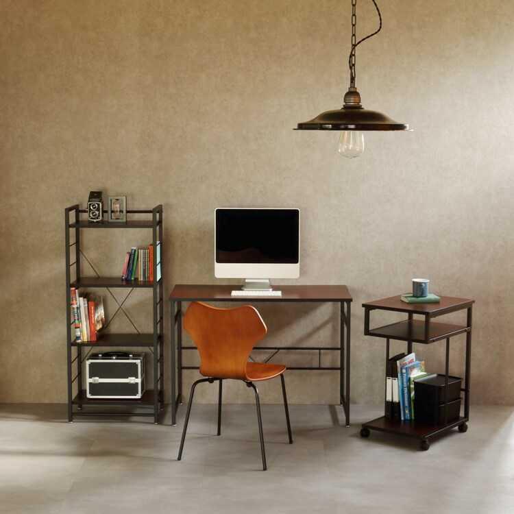 サイドワゴン サイドテーブル 幅40cm キャスター付 ブラウン デスク収納 |  | 08