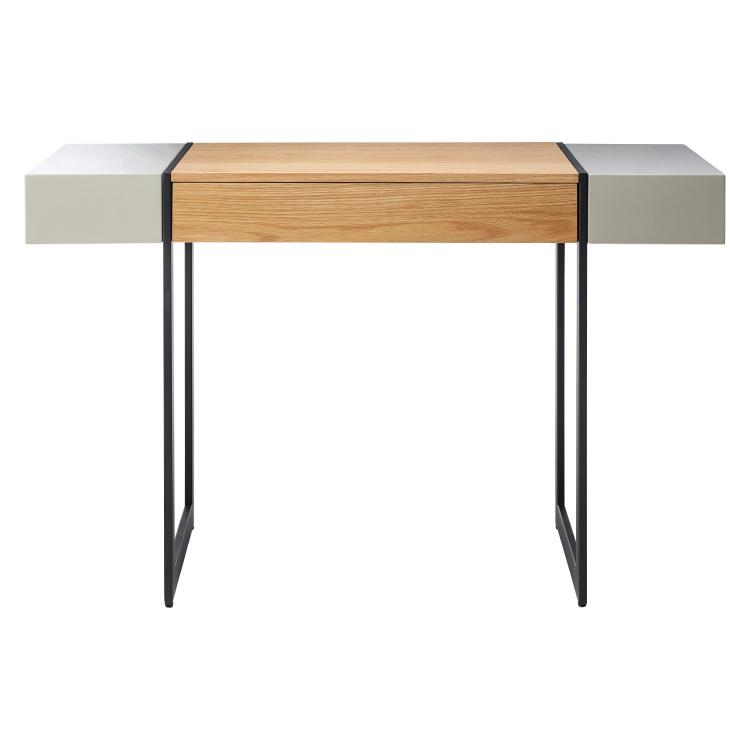 デスク パソコンデスク おしゃれ 天然木 ナチュラル モダン 収納