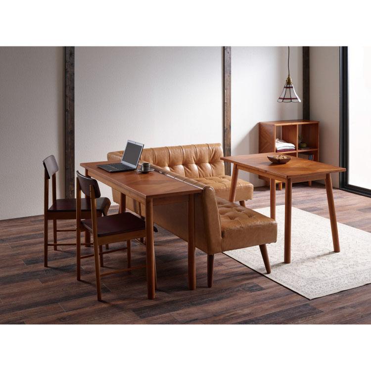 パソコンデスク おしゃれ 北欧 スリム 130cm 木製 スリム 天然木