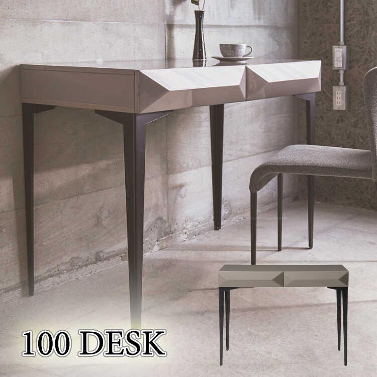 デスク 幅100 奥行55 平机 フリーデスク 作業机 パソコン机 グレー