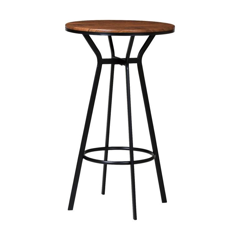 【アンティーク】丸型ハイテーブル ペデスタル脚 北欧風 円形カウンター ① アンティーク】丸型ハイテーブル ペデスタル脚 北欧風 円形