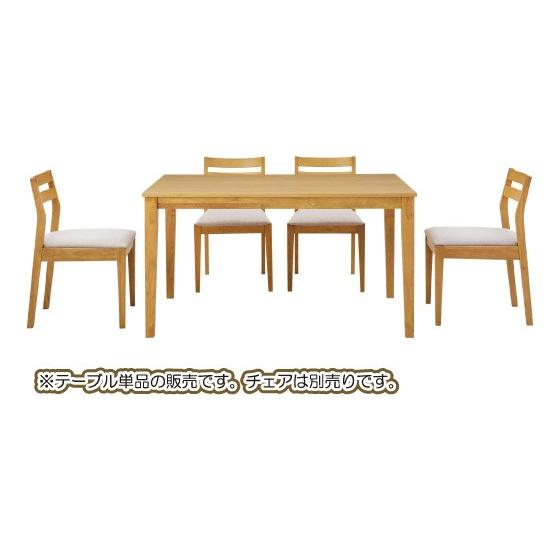 ダイニングテーブル　幅130cm　天然木製　ホワイトオーク｜interial｜03