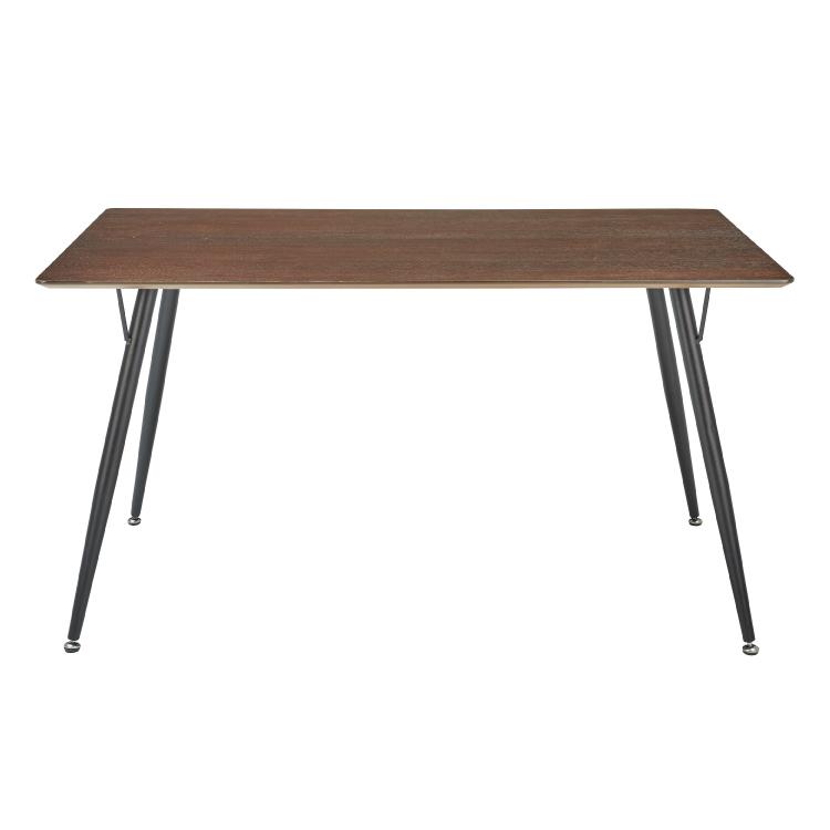 ダイニングテーブル　天然木製　ウォールナット　スチール脚　幅135cm｜interial｜02