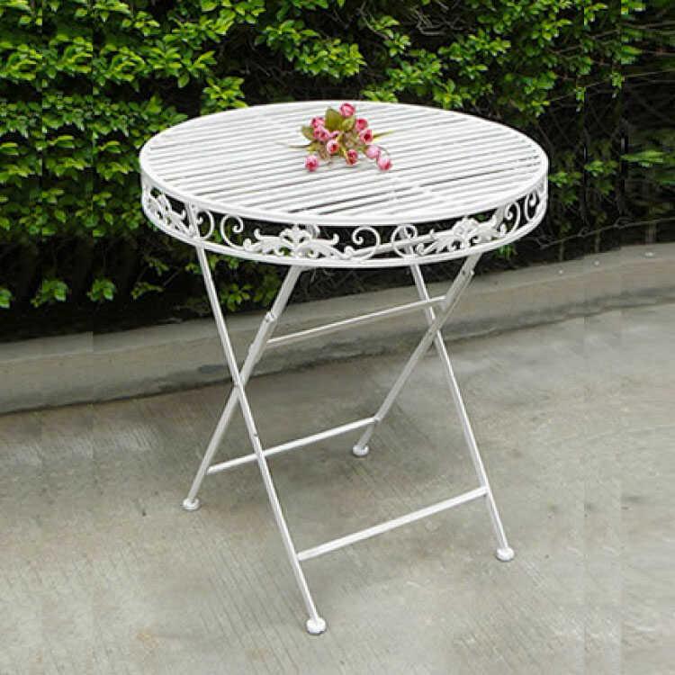 丸テーブル カフェテーブル 屋外 おしゃれ ホワイト アイアン 丸型 アンティーク 70cm 白 室内 かわいい エレガント ガーリー フレンチ 丸テーブル 屋外 おしゃれ ホワイト アイアン アンティーク 70cm 白 室内 かわいい エレガント ガーリー フレンチ