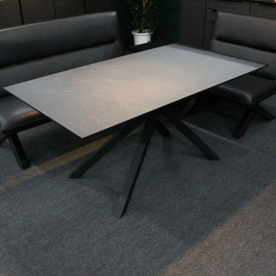 新品☆大理石柄テーブル メラミン仕様 モダンスタイル スタイリッシュ 4人用 ダイニングテーブルセット ベンチ 2つ 4人掛け 120cm 3点 石目柄