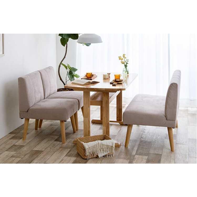 ダイニングテーブル 食卓テーブル 木製 幅120 4人用 2本脚 北欧