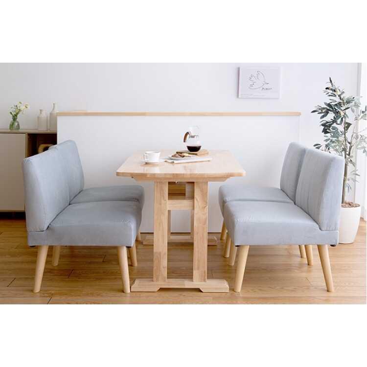 ダイニングテーブル 食卓テーブル 木製 幅120 4人用 2本脚 北欧