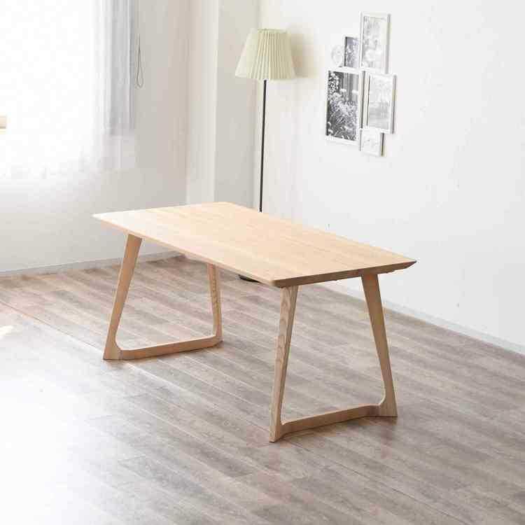 【天板美品】木製ダイニングテーブル 幅150cm ナチュラル ダイニングテーブル 天板 幅150cm ウォールナット材 木製 天然木