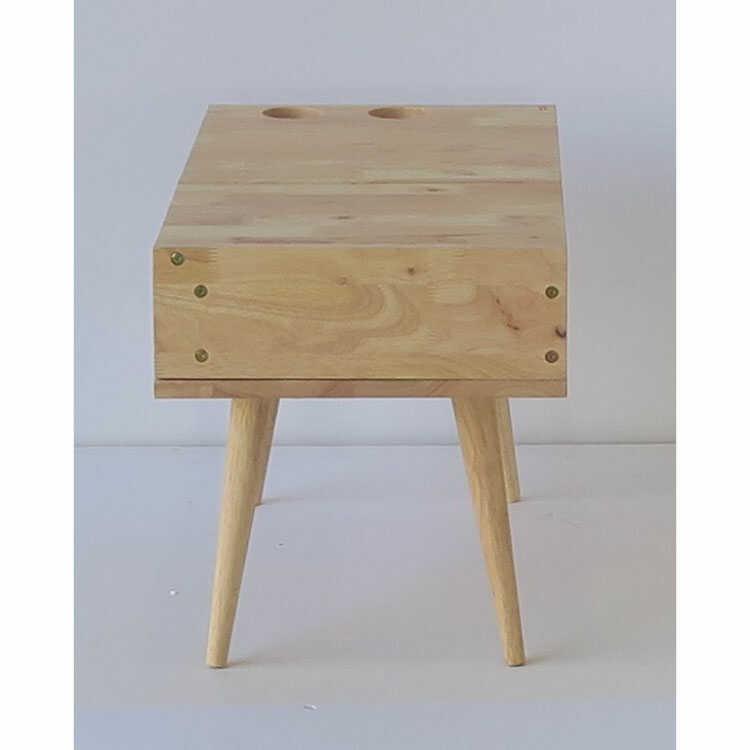 ドレッサー ローテーブル おしゃれ ナチュラル 天然木 木製 ロータイプ 引き出し 収納 一面鏡 北欧 メイク台 一人暮らし コンパクト 幅75cm |  | 05