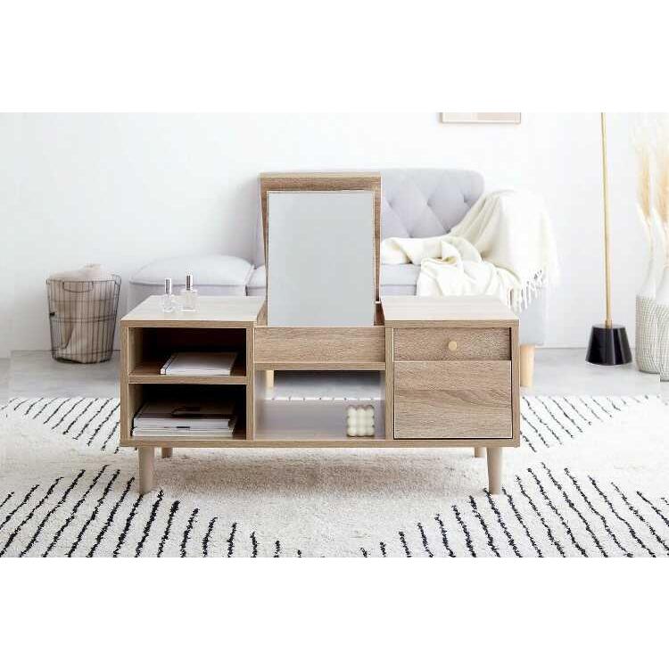 【幅85㎝】ドレッサー テーブル 一面鏡 収納付き おしゃれ 【ホワイト】 幅85㎝】ドレッサー テーブル 一面鏡 収納付き おしゃれ 【ホワイト