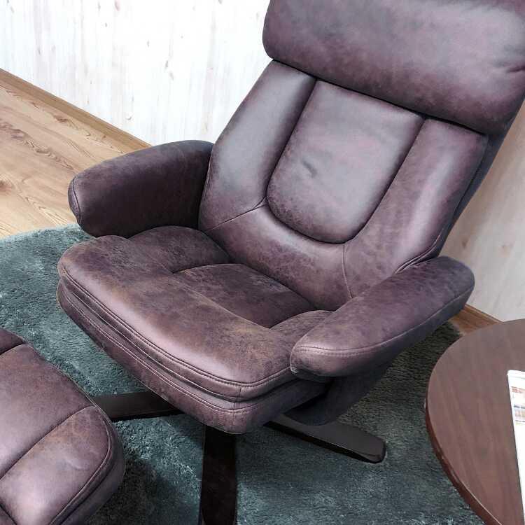 パーソナルチェア おしゃれ 布製 リクライニングチェア オットマン付 リクライニング 肘付き 一人掛け 椅子 キズに強い 北欧 ハイバック ペット |  | 02