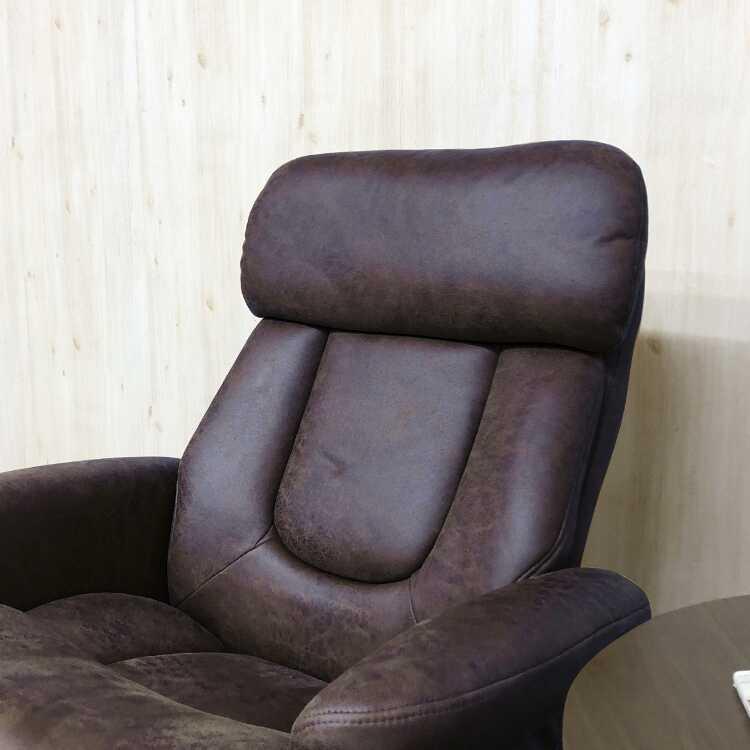 パーソナルチェア おしゃれ 布製 リクライニングチェア オットマン付 リクライニング 肘付き 一人掛け 椅子 キズに強い 北欧 ハイバック ペット |  | 03