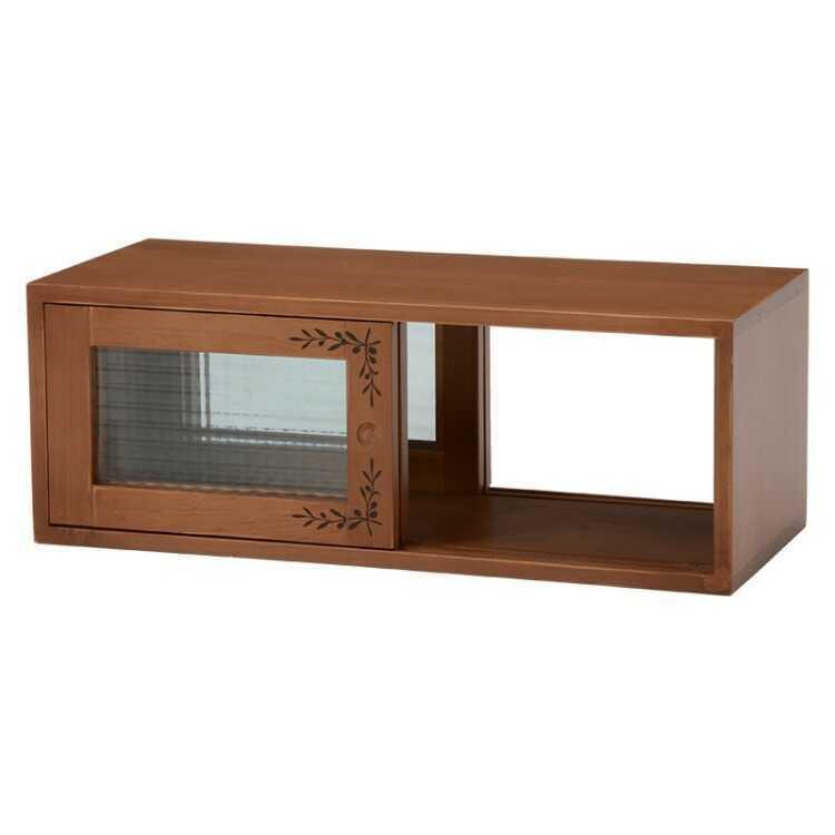 キッチン収納 カウンター上 キッチンカウンター用 60cm 完成品 お洒落