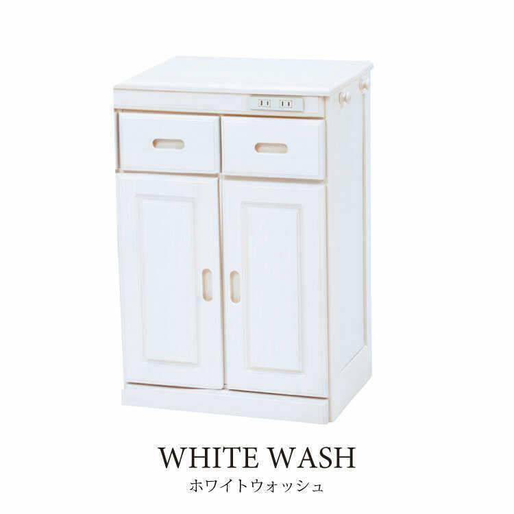 キッチンカウンター 作業台 おしゃれ 木製 北欧 天然木 パイン ナチュラル ホワイト カントリー コンセント付 タイル天板 キッチン 収納 47cm |  | 02