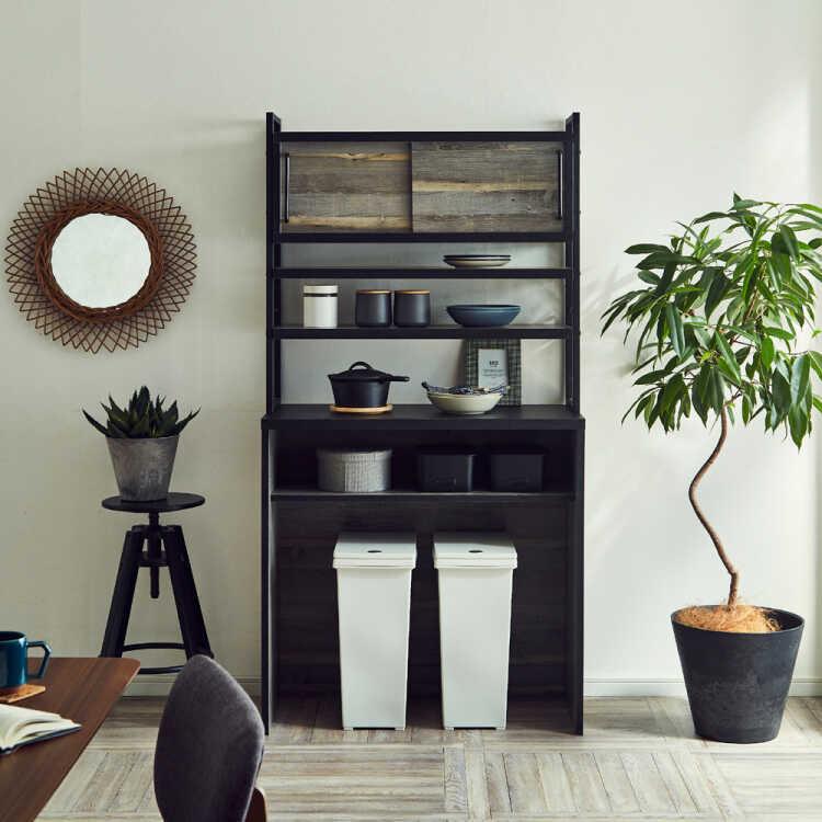 【美品】キッチンラック_食器棚_ゴミ箱下収納 楽天市場】【本日9時〜15H全品P5倍】【2499円OFF】キッチン