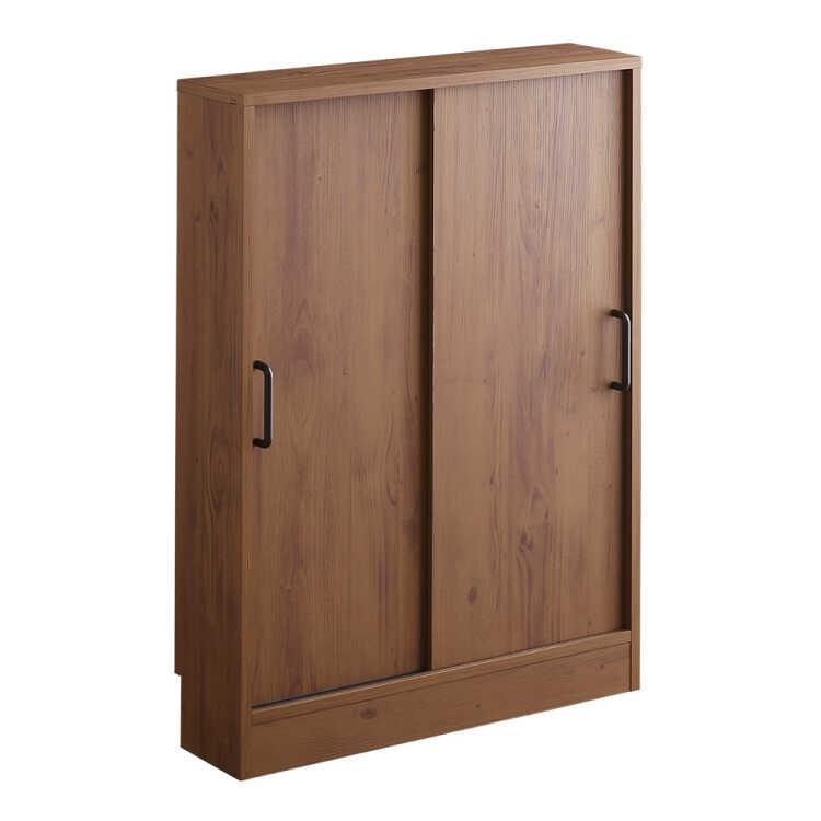 カウンター下収納 キッチン 幅60 奥行16 高さ85 薄型 スリム 引き戸 ウォールナット柄 ブラウン色 おしゃれ 可動棚 棚板 キャビネット 北欧 |  | 01