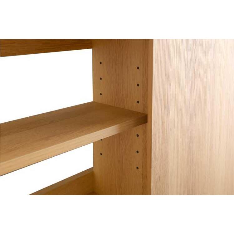 カウンター下収納 キッチン 幅90 奥行21 薄型 スリム 引き戸 ナチュラル色 木目 木製 おしゃれ 可動棚 棚板 キャビネット コンパクト |  | 10