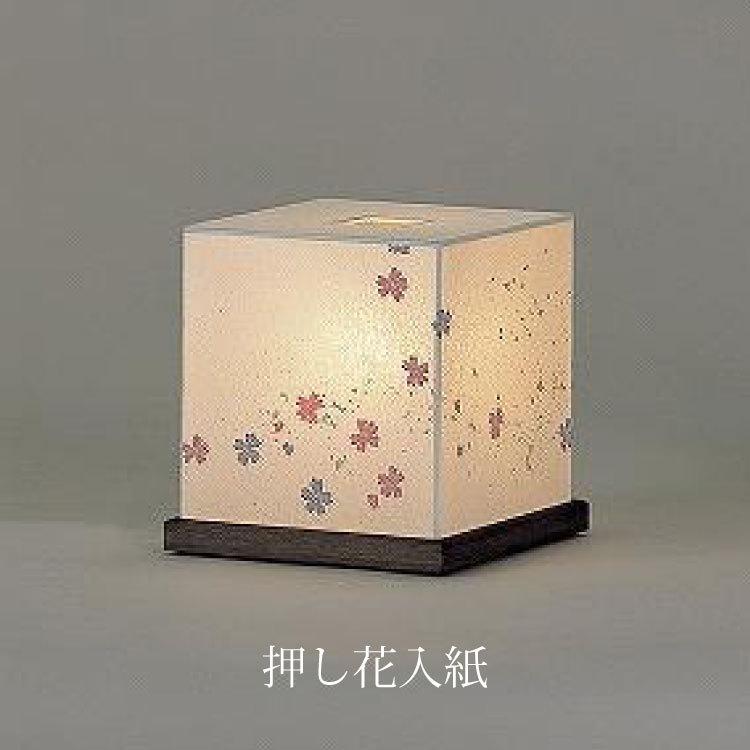 テーブルライト　和風　キューブ　四角　かわいい　お花　もみじ　小さめ　和室　寝室　玄関　和モダン　上品　手作り　1灯　綺麗　間接照明　木製　LED対応 |  | 01