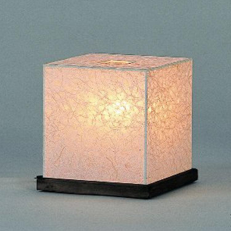 テーブルライト　和風　キューブ　四角　かわいい　お花　もみじ　小さめ　和室　寝室　玄関　和モダン　上品　手作り　1灯　綺麗　間接照明　木製　LED対応 |  | 06