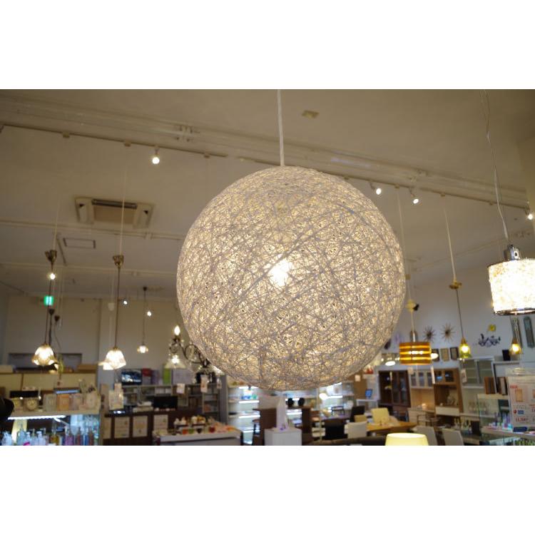 ペンダントライト 1灯 円形 丸 球体 麻シェード 和室 リビング 和風