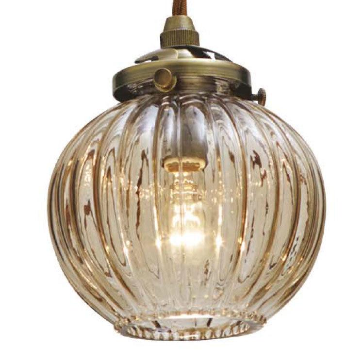 小さい丸いガラスシェード　可愛いペンダントライト1灯｜キッチンカウンター　ダイニング　トイレ　玄関　レトロ　女性人気　LED電球対応 |  | 04