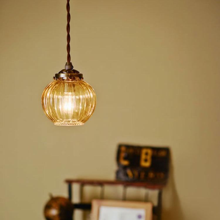 小さい丸いガラスシェード　可愛いペンダントライト1灯｜キッチンカウンター　ダイニング　トイレ　玄関　レトロ　女性人気　LED電球対応 |  | 05