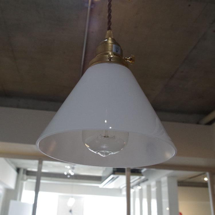 ペンダントライト ガラス 真鍮 1灯 おしゃれ レトロ アンティーク ペンダントライト 真鍮製 ガラス製 1灯 クリアー 白ホワイト