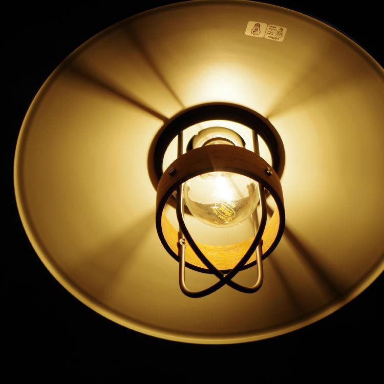 レトロ アンティーク ランタン風ペンダントライト｜1灯 LED電球