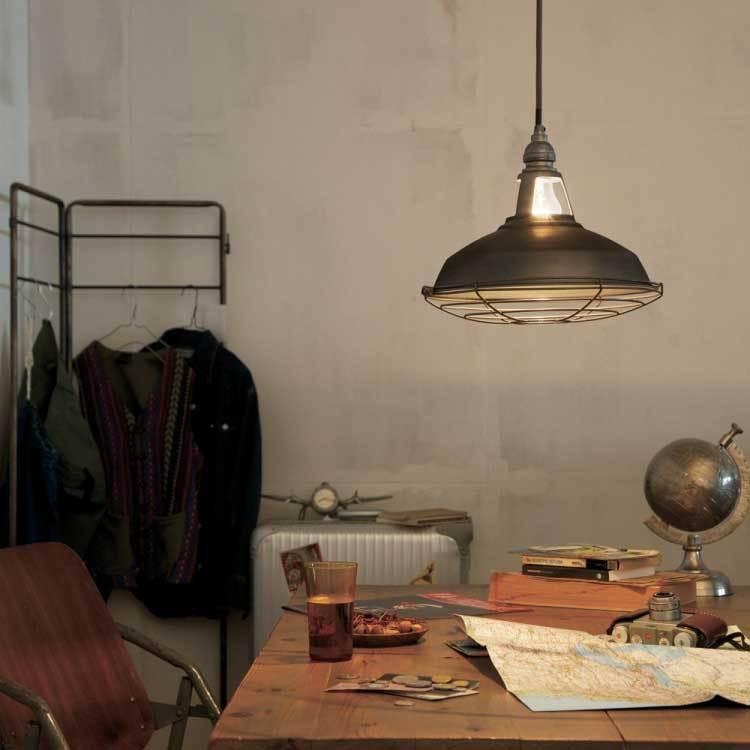 ペンダントライト　ヴィンテージ　船舶照明風　マリン　1灯　メタル　ダイニングテーブル用　寝室用　スチール製　かっこいい　LED電球対応 |  | 04