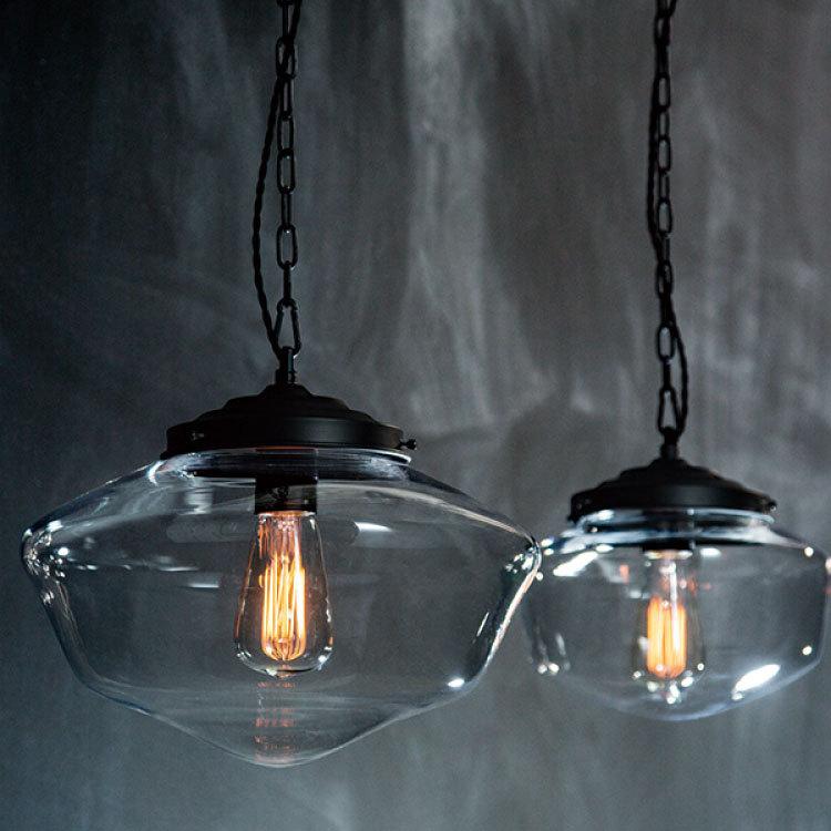 ペンダントライト アメリカンヴィンテージ 1灯 ガラス製 小さめ レトロ