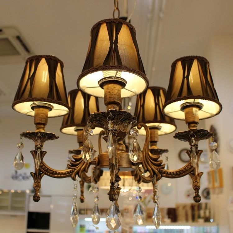 アンティーク風　シャンデリア シャンデリア 6灯 LED対応 ペンダントライト シーリングライト