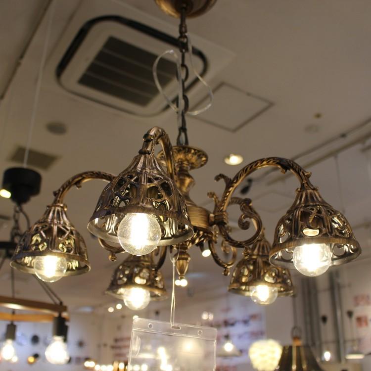 シャンデリア　高級ペンダントライト　アンティーク調　６灯　モダン lt-3810.jpg