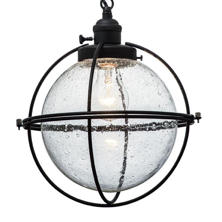 球体ガラス 黒リング 1灯ペンダントライト Led対応 Lt 32 インテリアル 通販 Yahoo ショッピング