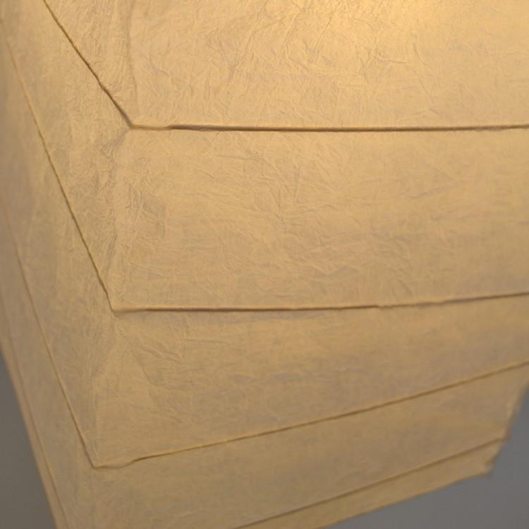 ペンダントライト 美濃和紙 吹き抜け 縦長 長方形 手作り 気品 ホワイト 白色 おしゃれ 日本製 2灯 天井照明 階段用 和風 モダン 吊り下げライト 長い LED対応 |  | 03