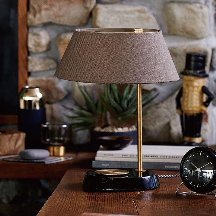 テーブルライト 大理石 高級 おしゃれ モダン 寝室 ホワイト ブラック