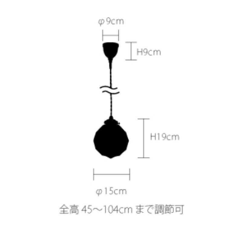 カットガラスが綺麗な丸型1灯ペンダントライト クリアー色 LED対応 天井照明 照明器具 サブ照明 ペンダントランプ 吊り下げライト おしゃれ トイレ インテリア |  | 20