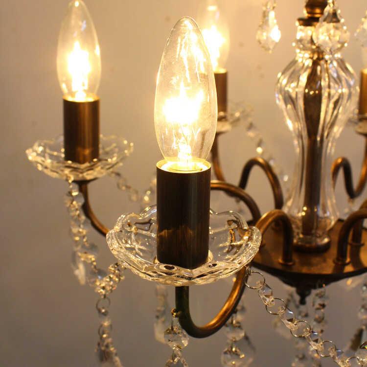 シャンデリア アンティーク 6畳 8畳 シャビーシック おしゃれ リビング