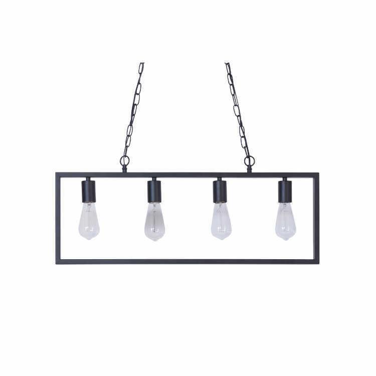 ペンダントライト おしゃれ 長方形 スチール フレーム 北欧