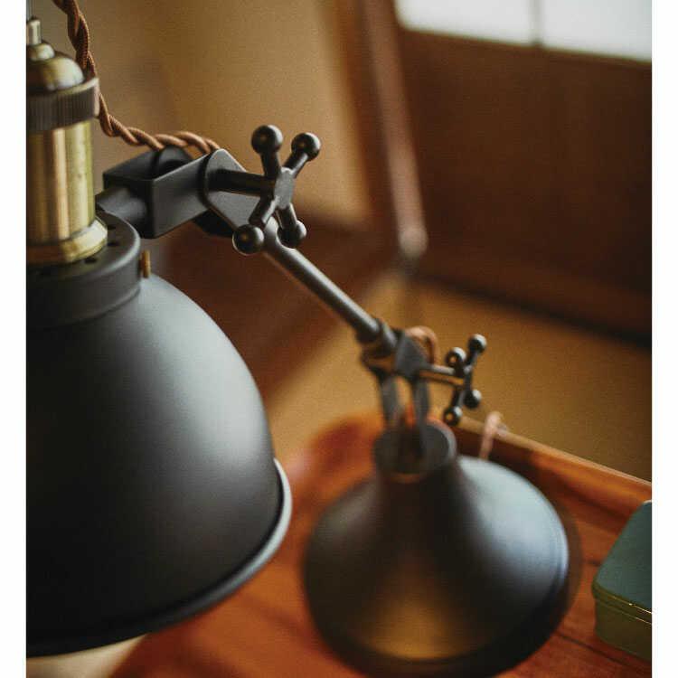 テーブルランプ レトロ モダン スチール お洒落 黒 ヴィンテージ 和