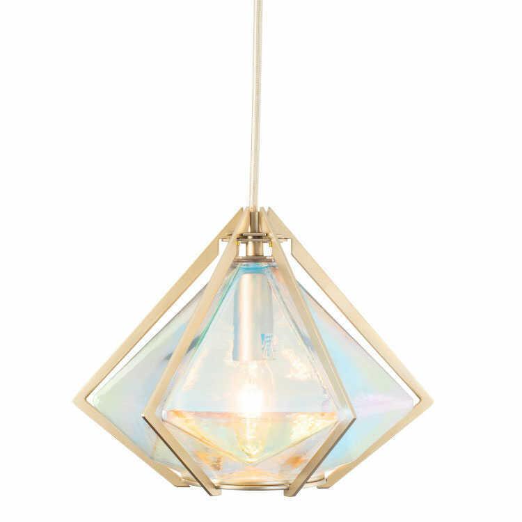 ペンダントライト 宝石 ダイヤ型 オシャレ オーロラ 小さい 人気