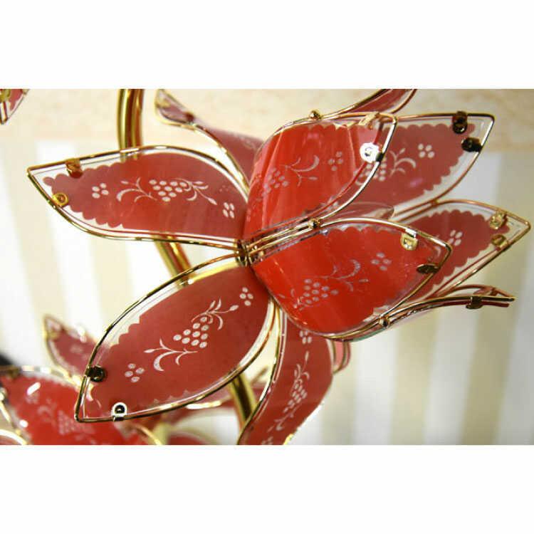 赤いフラワー型5灯フロアスタンド 2189839615.jpg?1709003351
