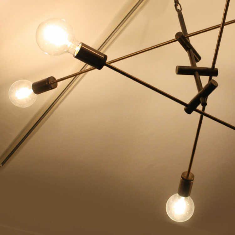 シーリングライト 8畳 ゴールド オシャレ ソケット照明 電球