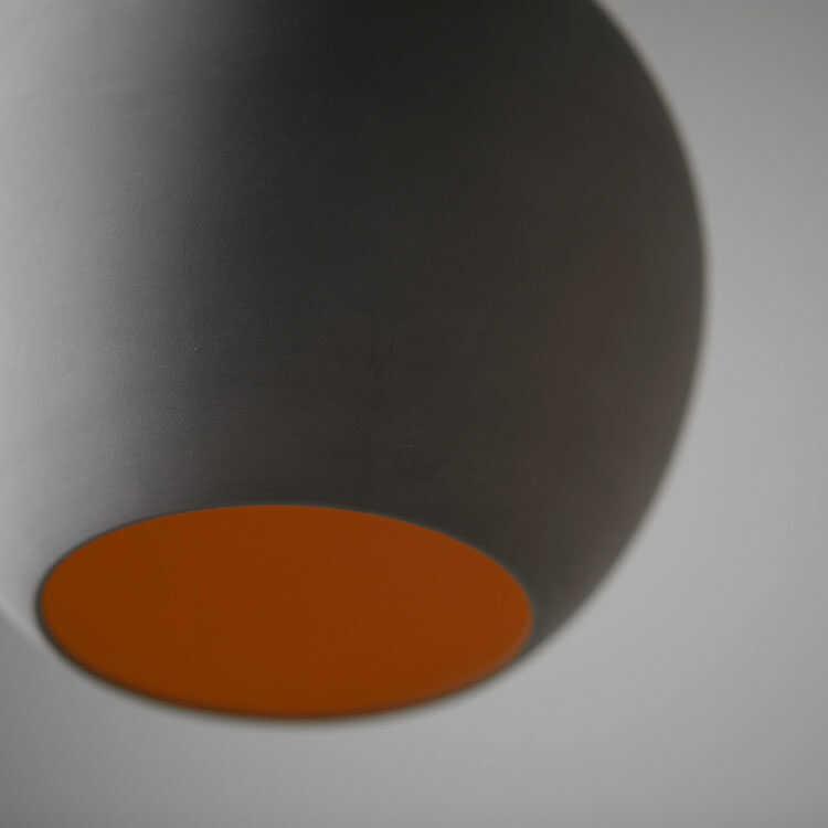 ペンダントライト　丸型　オシャレ　セラミック製　モダン　北欧　マット素材　1灯　多灯吊り　グレー　天井照明　小さい　新築　LED対応 |  | 04